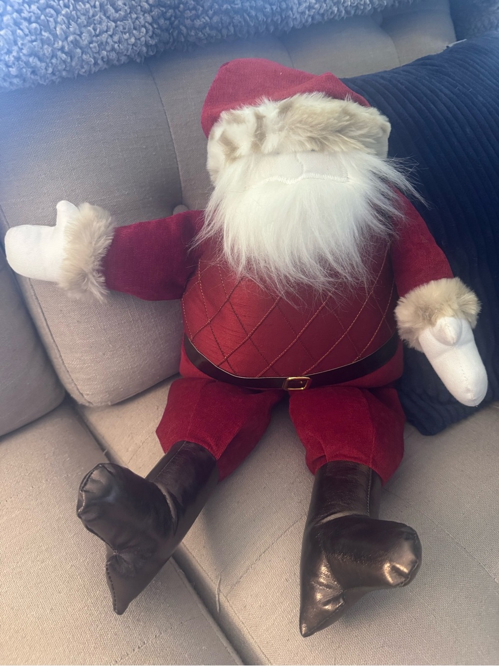 Woof & Poof musical Santa doll - Deck the Halls